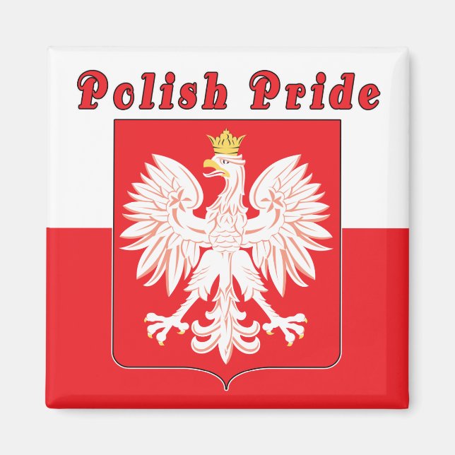 Polska Pridet Eagle Magnet (Framsidan)