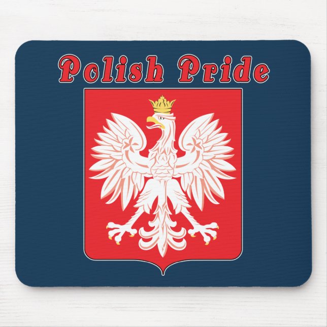 Polska Pridet Eagle Mousepad Musmatta (Framsidan)