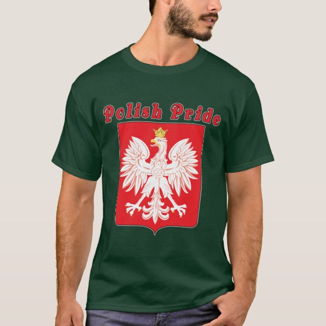 Polska Pridet Eagle T Shirt (Framsida)