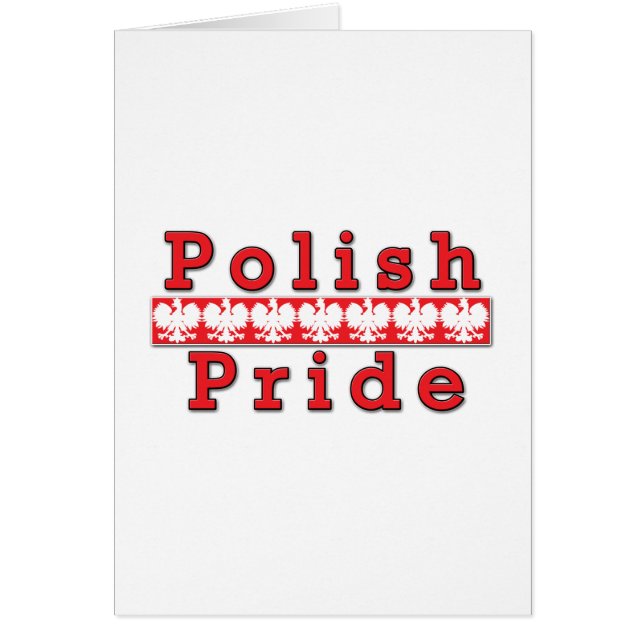 Polska Pridet Hälsningskort (Framsidan)