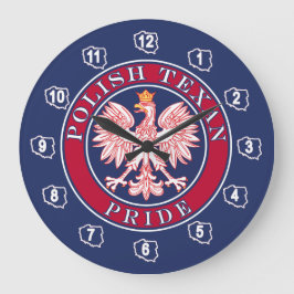 Polska Pridet Texan Stor Klocka
