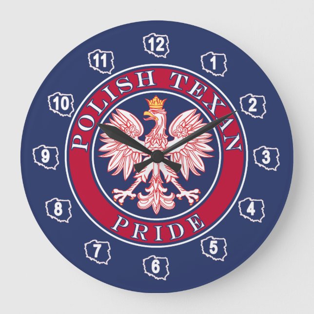 Polska Pridet Texan Stor Klocka (Framsida)