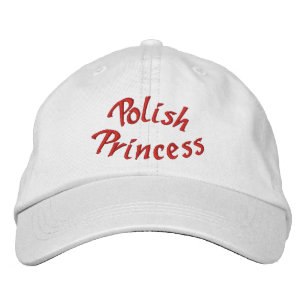 Polska Princess Cute Broderad Keps