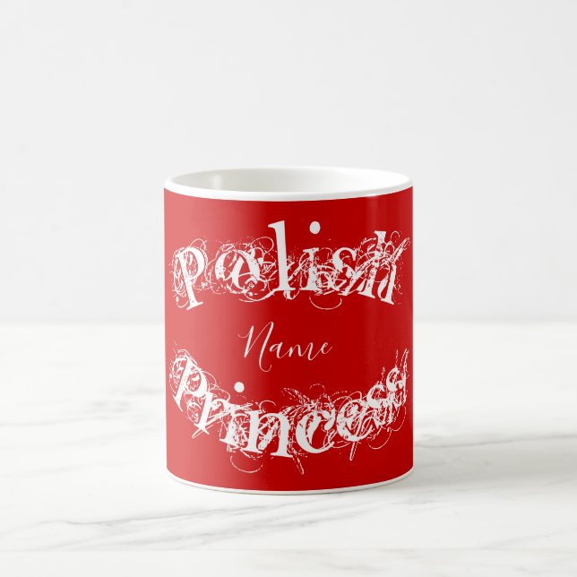 Polska Princess Personlig Kaffemugg (Center)