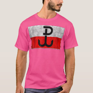 Polska PW Armia Krajowa Poland Pride Anchor T Shirt