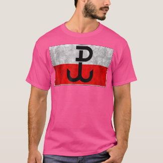 Polska PW Armia Krajowa Poland Pride Anchor T Shirt