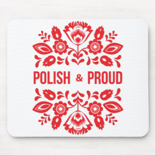 Polska Röda blommor Musmatta