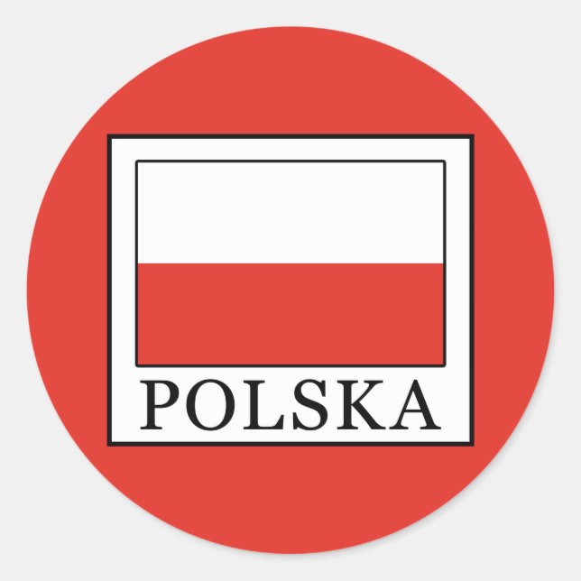 Polska Runt Klistermärke (Framsida)