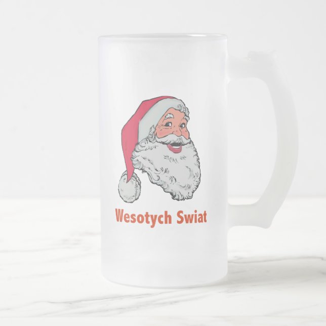 Polska Santa Frostat Ölglas (Höger)