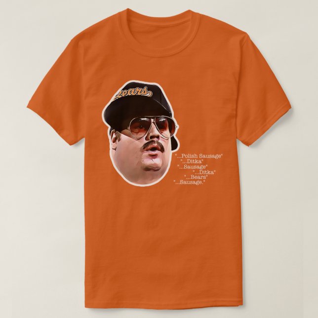 Polska Sause Bears Ditka Sause T Shirt (Design framsida)