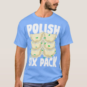 Polska Sex Pack Funny Pierogi Food Älskare Gift T Shirt