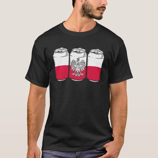 Polska Soccer Polen Flagga Polska fotbollen polska T Shirt (Framsida)