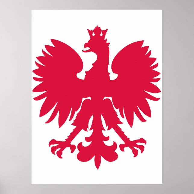 Polska statsvapenörn poster (Framsidan)