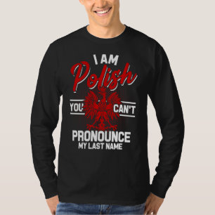 Polska T-Shirt Poland för Polen Polska Polin Eagl