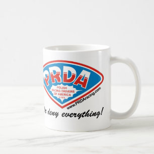 Polska tävlings- chaufförer av Amerika PRDA Kaffemugg