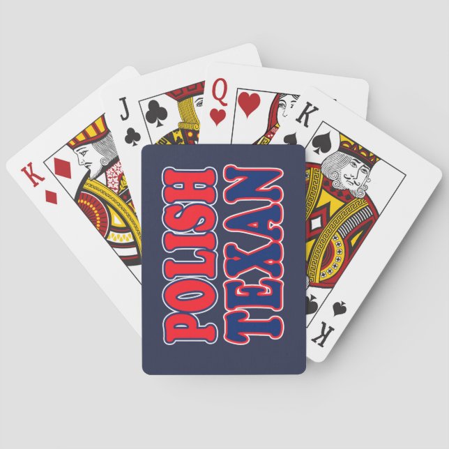 Polska Texan Casinokort (Baksidan)