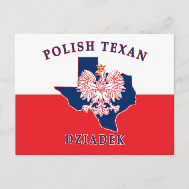 Polska Texan Dziadek Vykort (Framsida)