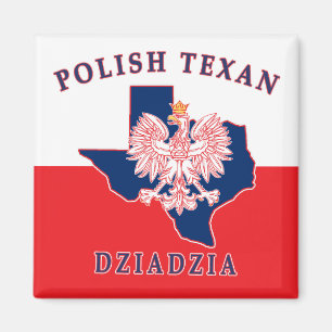 Polska Texan Dziadzia Magnet