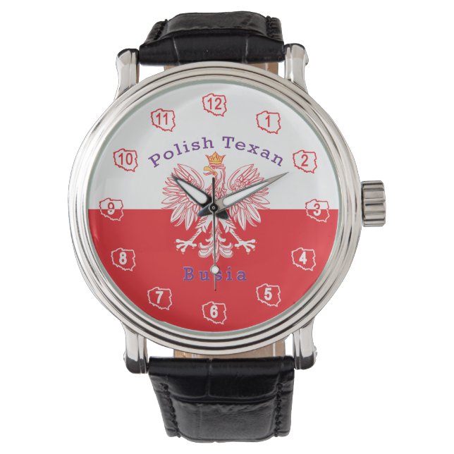 Polska Texan Eagle Busia Armbandsur (Framsida)