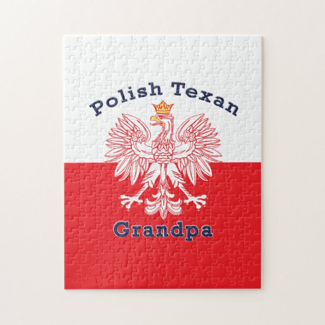 Polska Texan Eagle Grandpa Pussel (Vertikal)