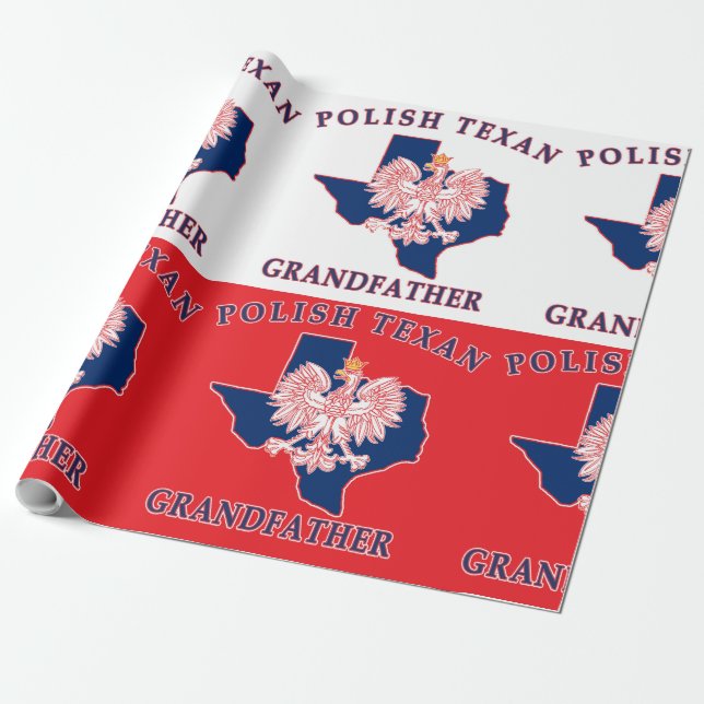 Polska Texan Grandfather Presentpapper (Utrullad)