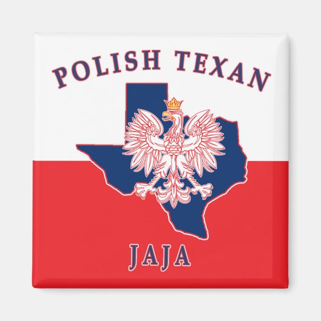 Polska Texan Jaja Magnet (Framsidan)