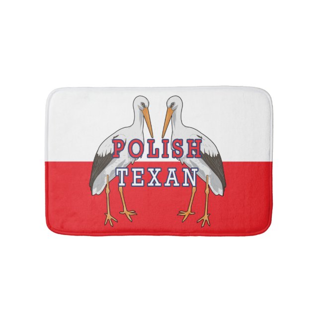 Polska Texan White Stork Badrumsmatta (Framsidan)