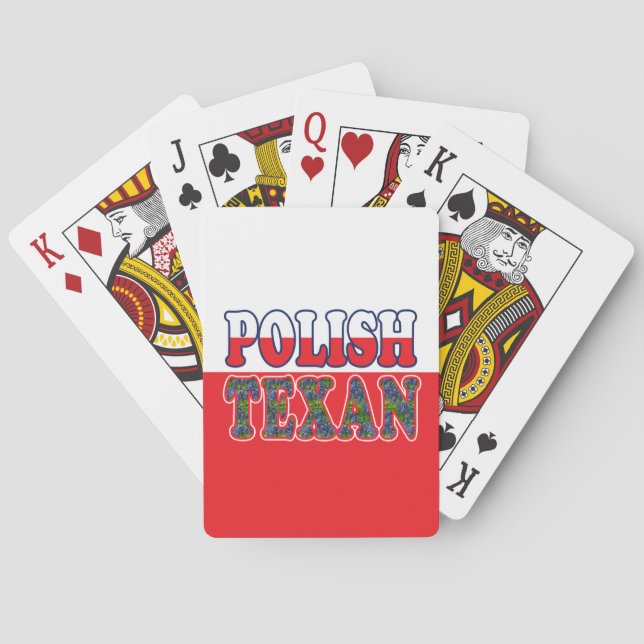 Polska TexanBluebonnets Casinokort (Baksidan)