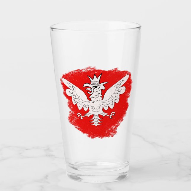 Polska White Eagle Glaskopp (Framsida)
