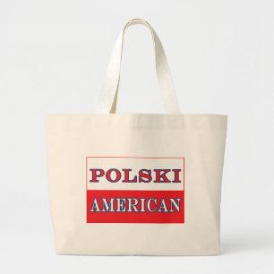 Polski American Flagga Jumbo Tygkasse