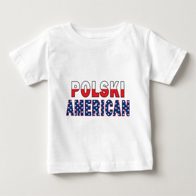 Polski American Flagga Tee (Framsida)
