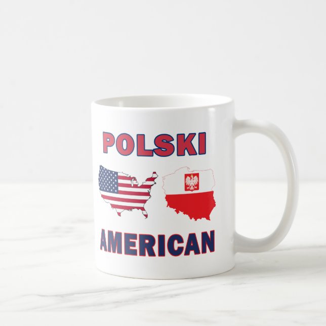 Polski American Karta Kaffemugg (Höger)