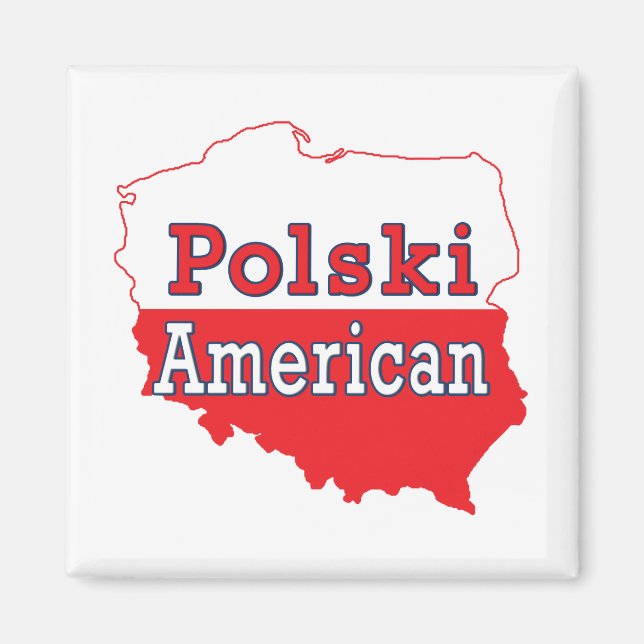 Polski American Karta Magnet (Framsidan)