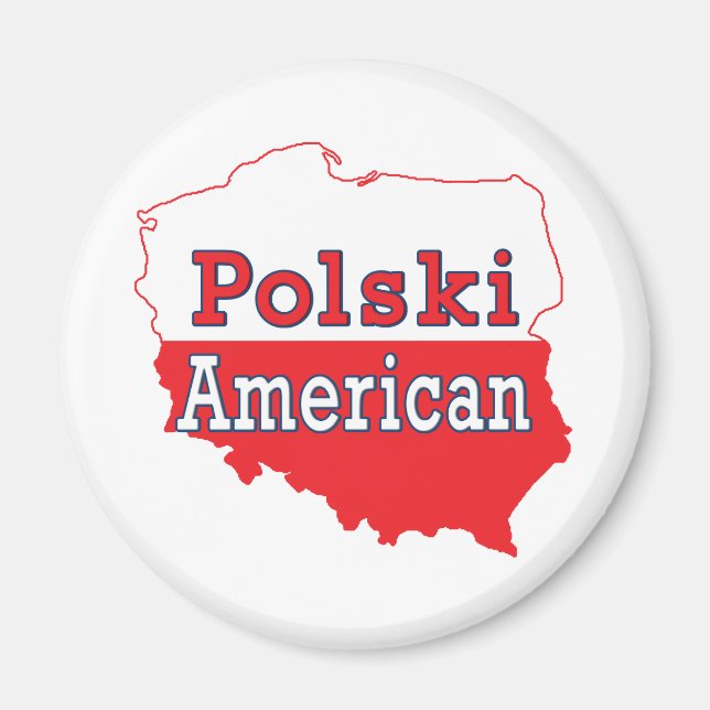 Polski American Karta Magnet (Framsidan)