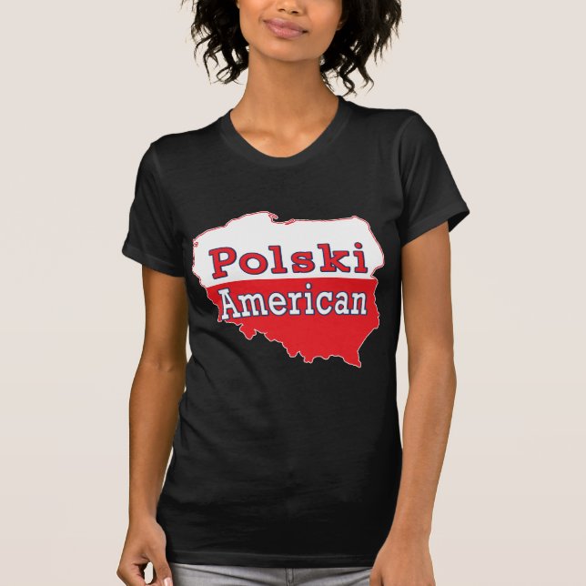 Polski American Karta T Shirt (Framsida)