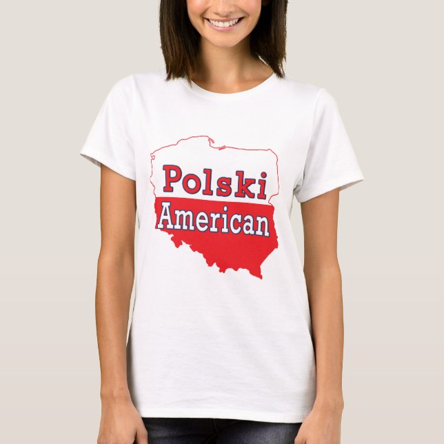Polski American Karta Tee (Framsida)