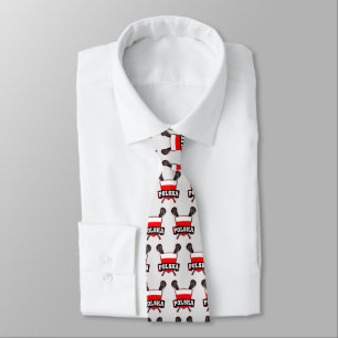 Polski polska Flagga Lacrosse Tie Slips