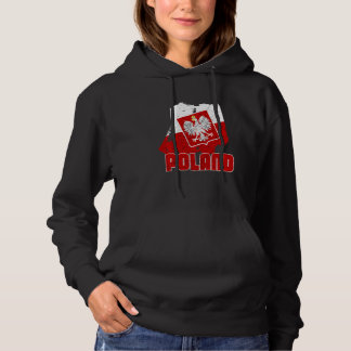 Polski Polska Vacation Poland Flagga Långärmad T Shirt
