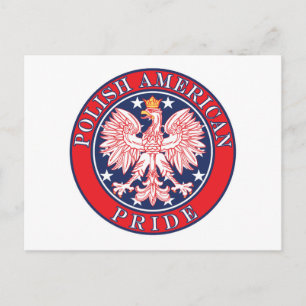 Polskt amerikanskt Pride Vykort