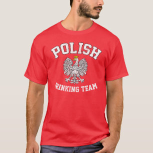 Polskt dricka lag t shirt