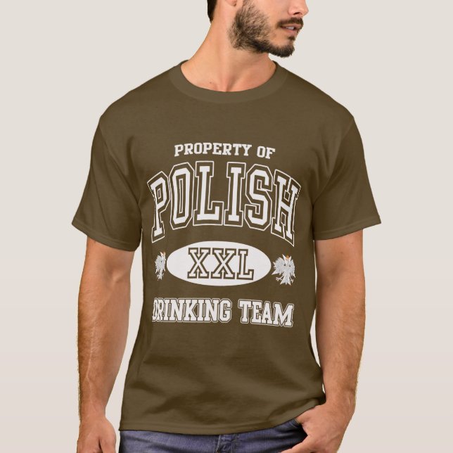 Polskt dricka lag tröja (Framsida)