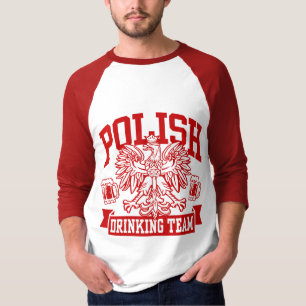 Polskt dricksteam tee shirt