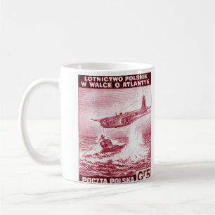 Polskt flygvapen för WWII Kaffemugg