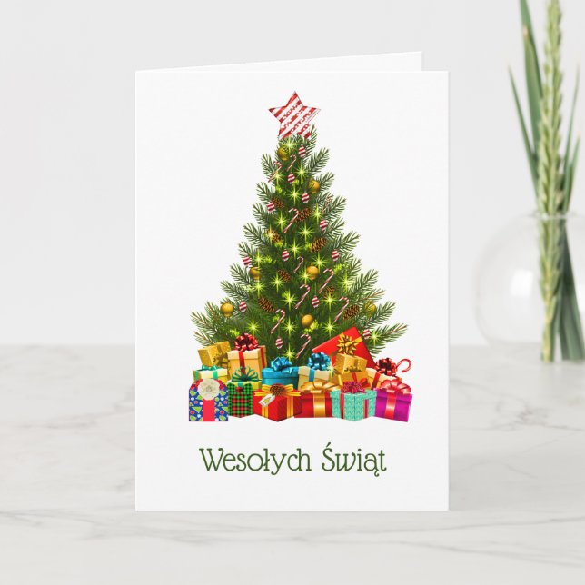 Polskt julkort - Boże Narodzenie Kort (Framsida)