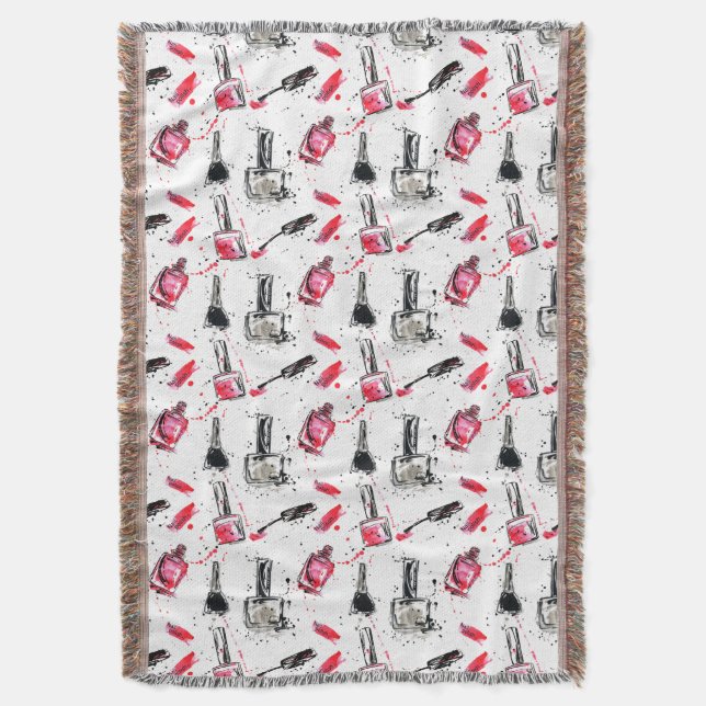 Polskt mönster för vattenfärgnagel filt (Framsidan Vertikal)