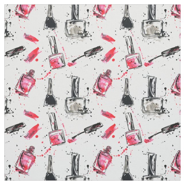 Polskt mönster för vattenfärgnagel tyg (Provkarta)