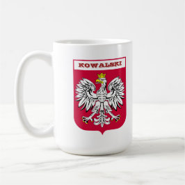 Polskt namn för örnvapensköldanpassningsbar kaffemugg