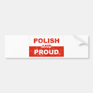 Polskt och stolt bildekal