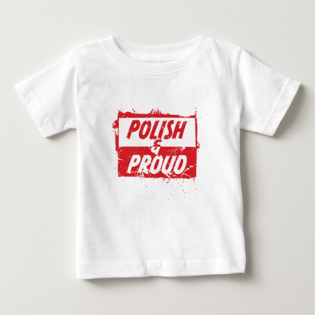Polskt och stolt t-shirt (Framsida)