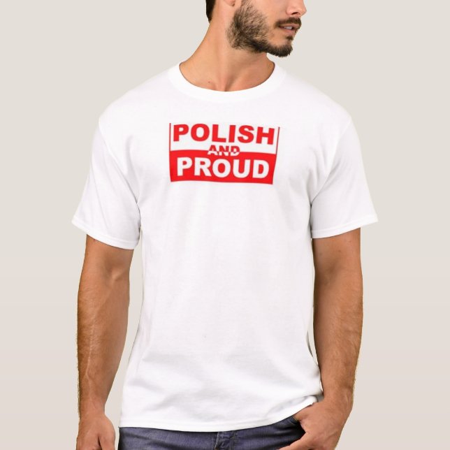 Polskt och stolt t-shirt (Framsida)